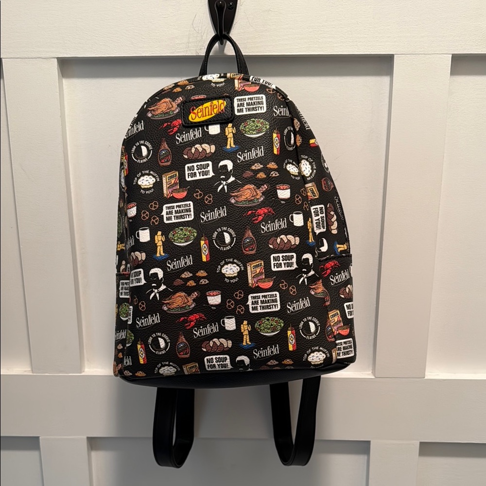 Funko Pop Seinfeld Black Mini Loungefly Backpack - image 1